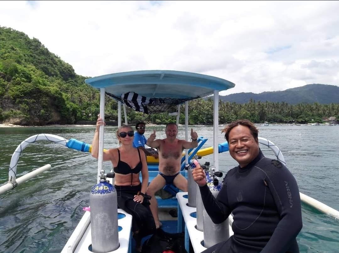 Having fun dive at Padangbay
